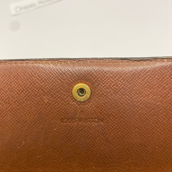 Louis Vuitton Long Sarah Large Monogram Canvas Wallet Vintage - Picture 10 of 16